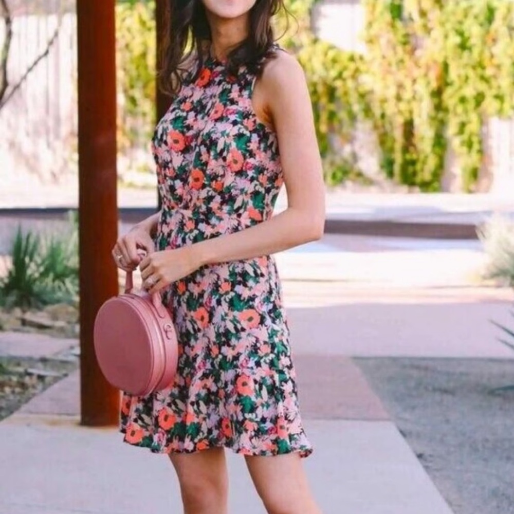 J CREW Mercantile Dress in Floral Print, Size 00, EUC